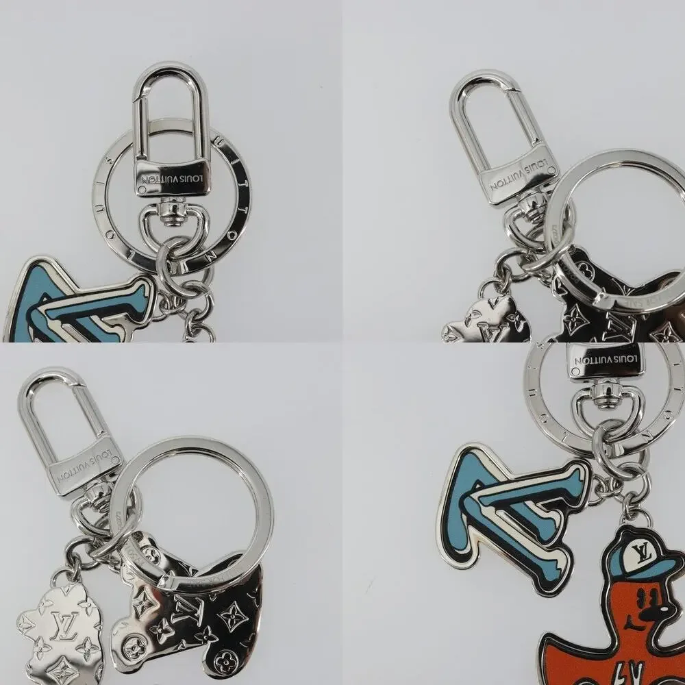 Louis Vuitton Porte Cles LV Puzzle Charm Silver